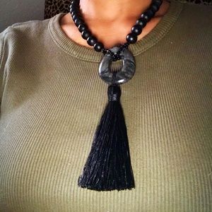 Tassel necklace